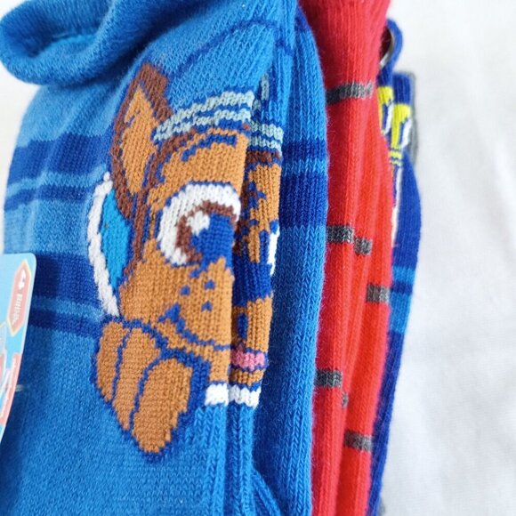NEW Paw Patrol Kids Socks 4 Pack Shoe Size 10-4 Boys Girls Crew Socks Gift - Picture 2 of 8